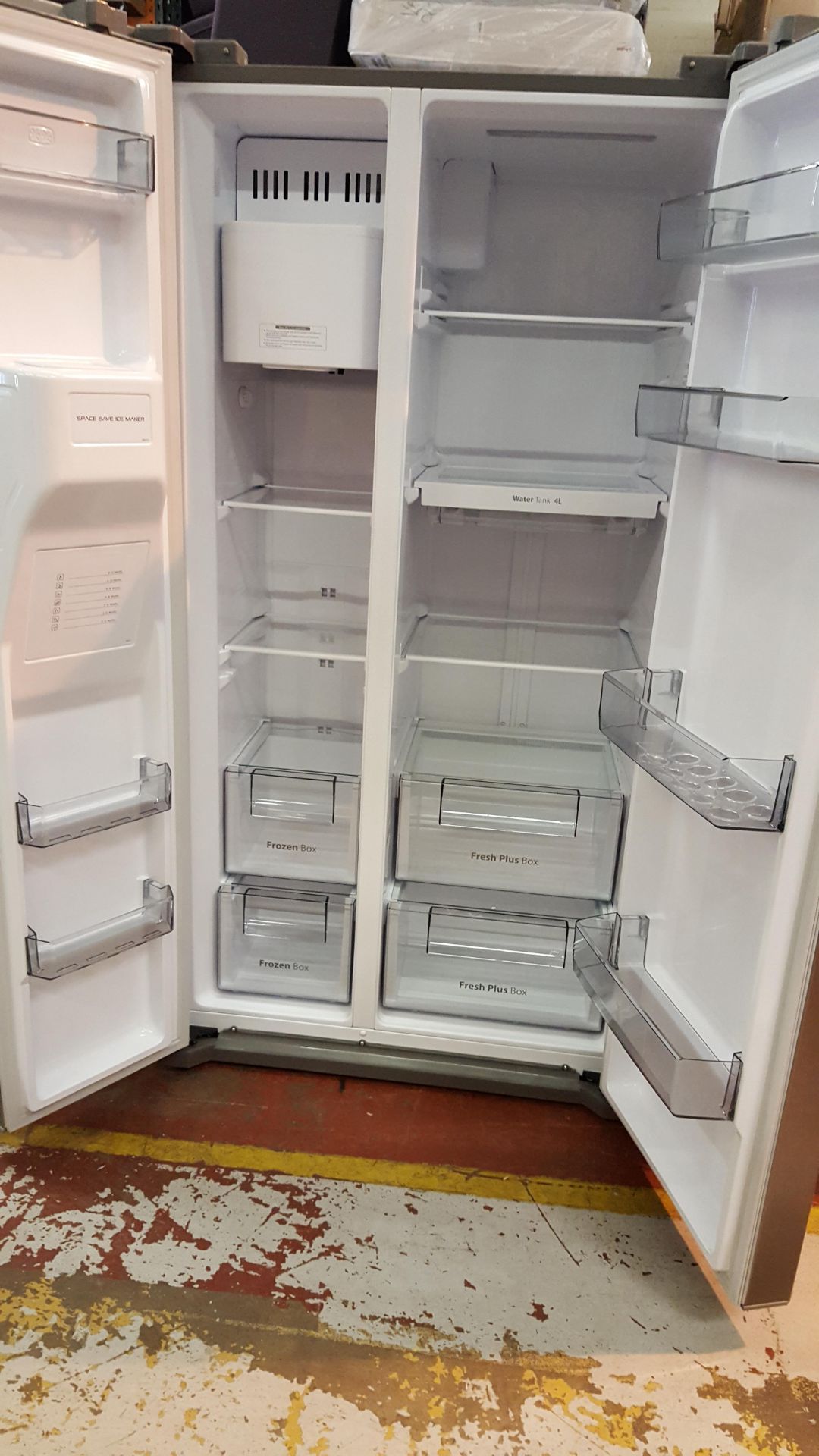 Daewoo FRAQ19PCS American Fridge Freezer - Image 3 of 3