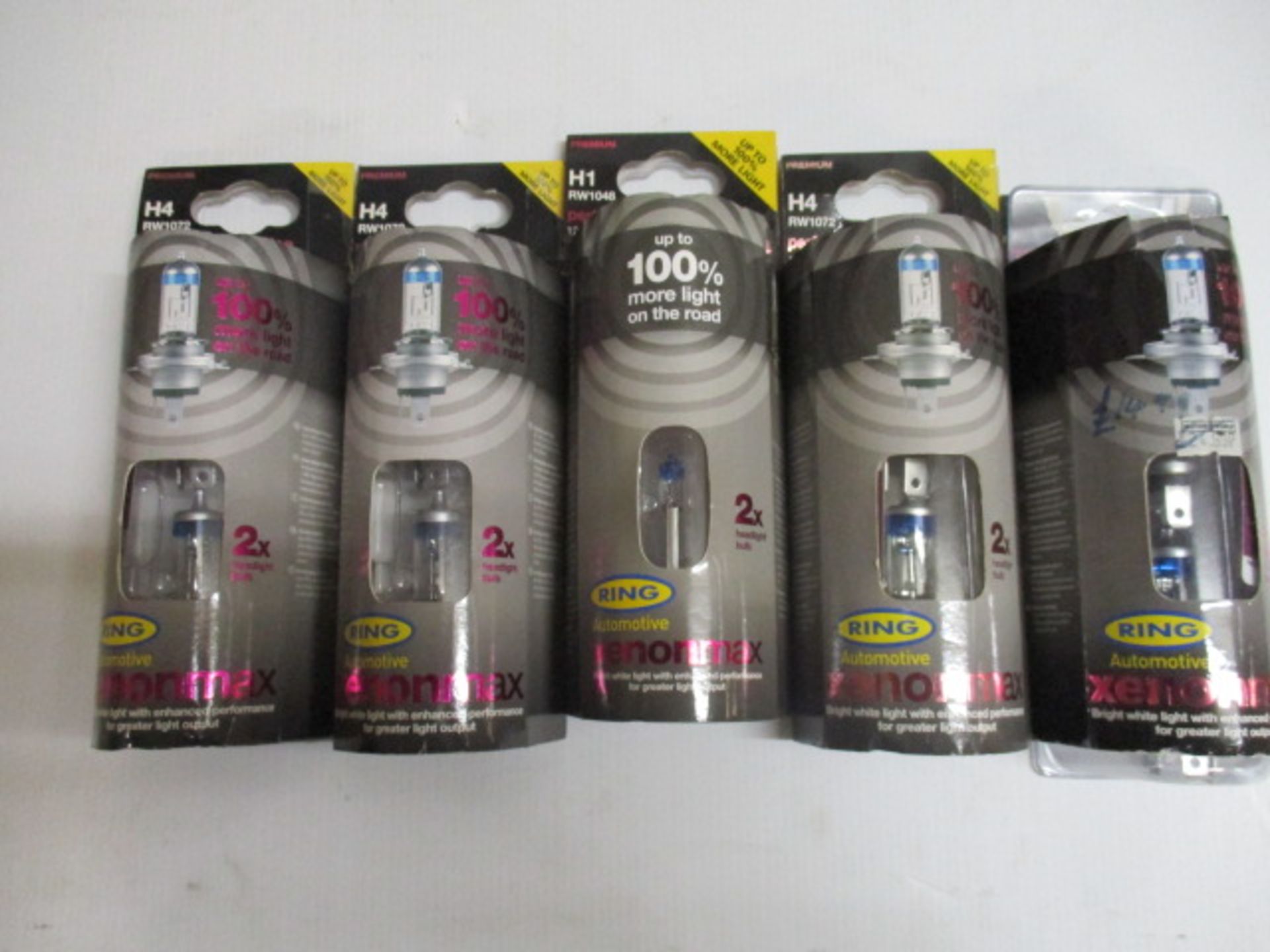 5 x assorted HD XENON MAX super bright LED twin bulb paks - New - rrp £19.99 each pack