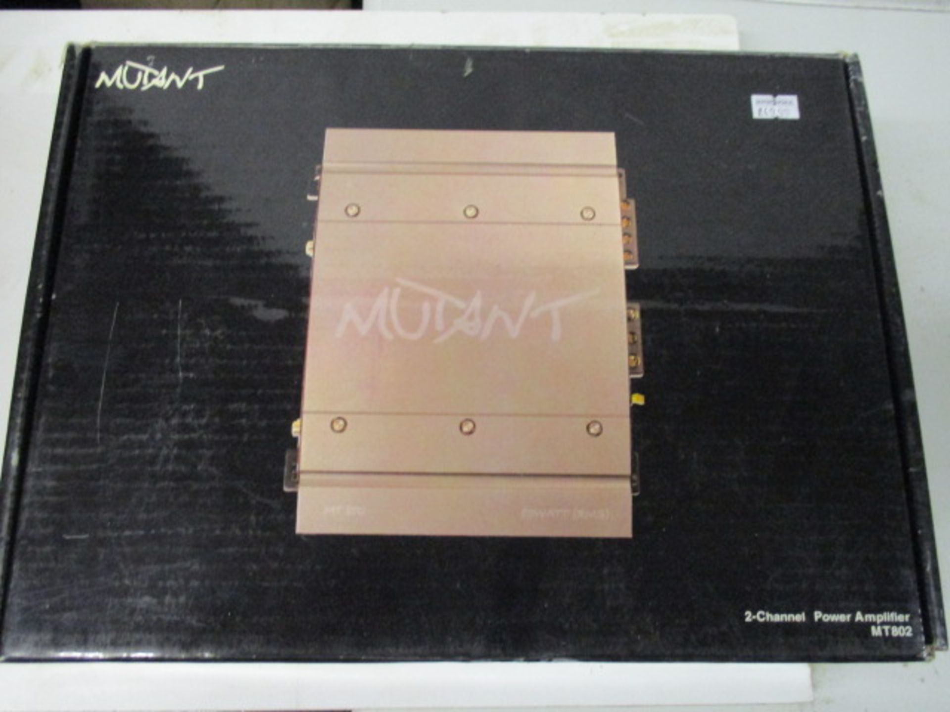 Mutant MT802 amplifier unit -2 channel crystal clear sound boxed and new rrp £49.99