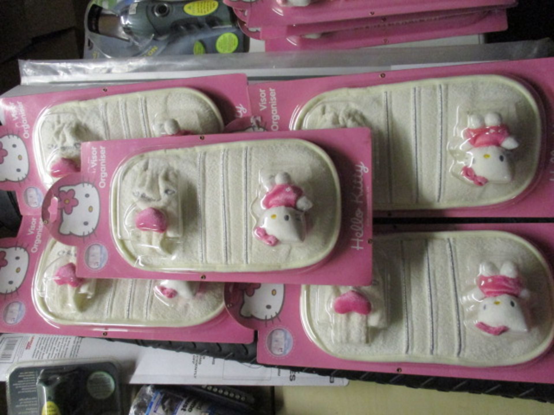5pcs Hello Kitty Visor holders new and boxed