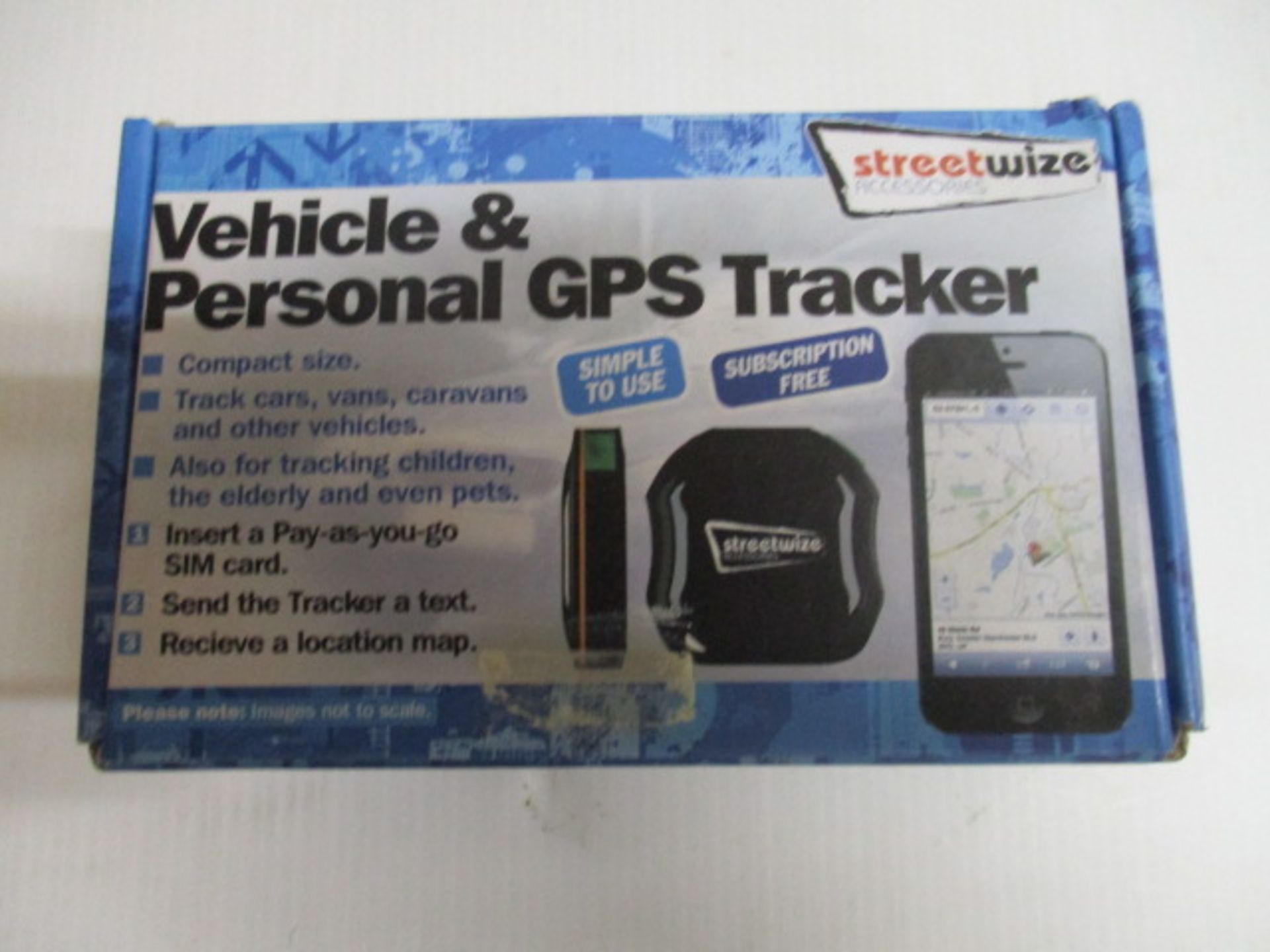Vehicle and personal GPS tracker unit boxed