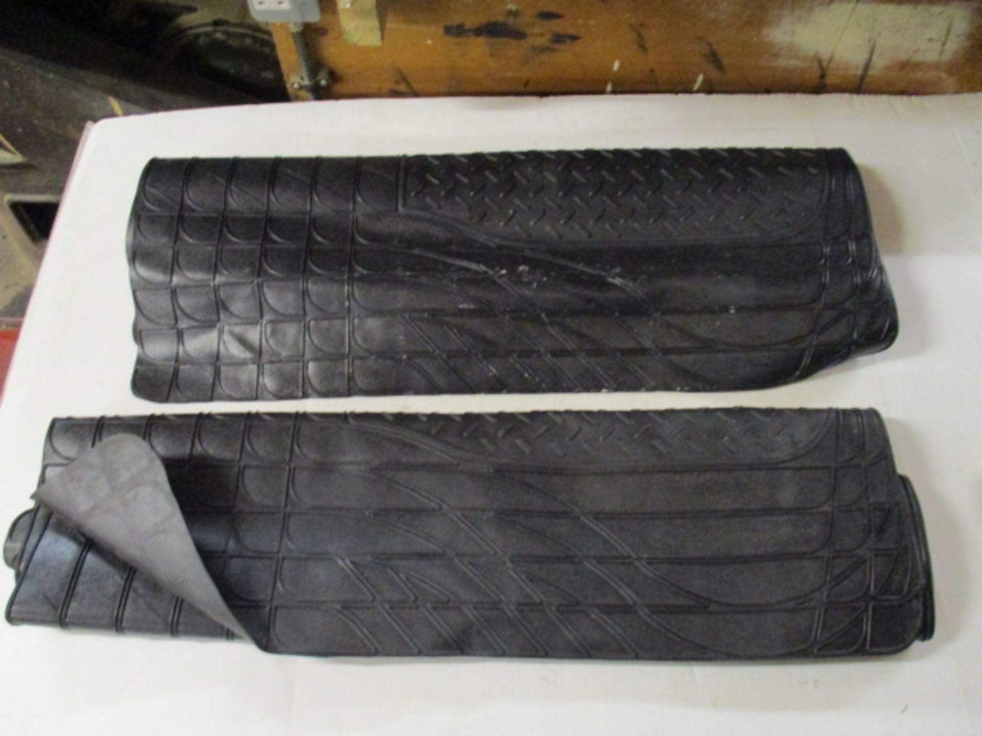 2 x protective boot liner mats - new