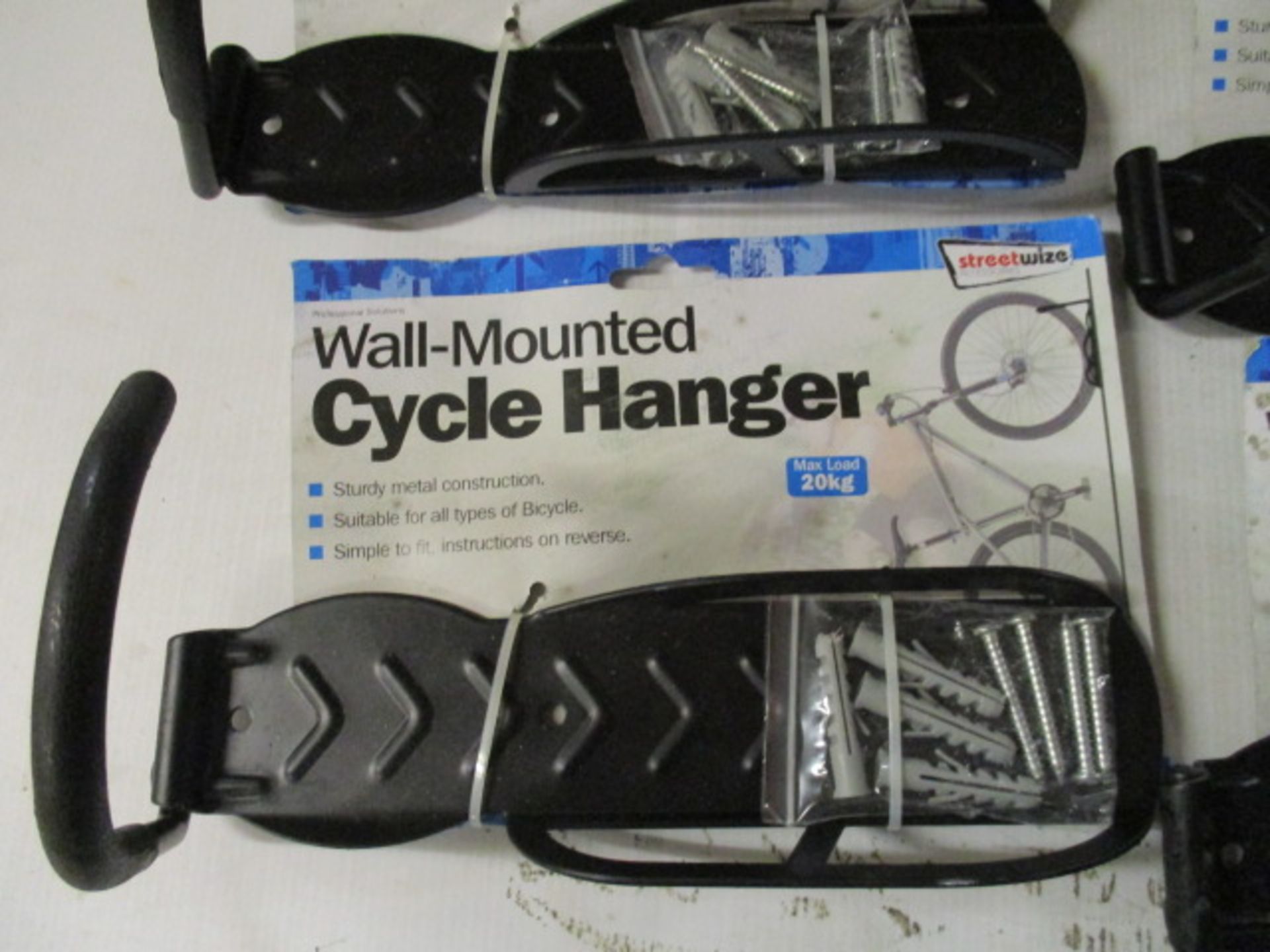 12pcs brand new wall mounted bike holders new rrp £6 - Image 2 of 2