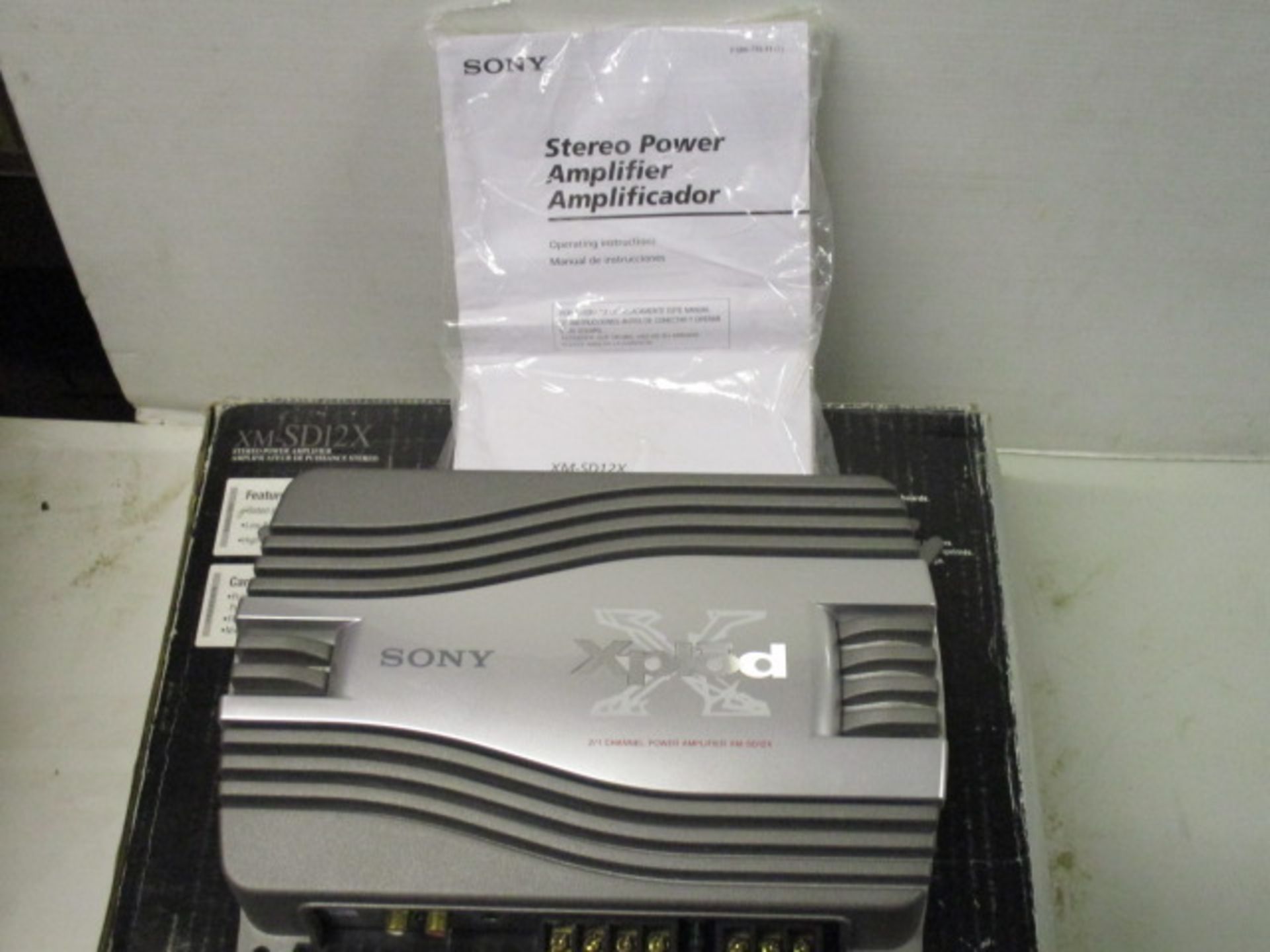 Sony Xplode amplifier unit - boxed new and unused with manual - rrp £179.99 - Image 2 of 3