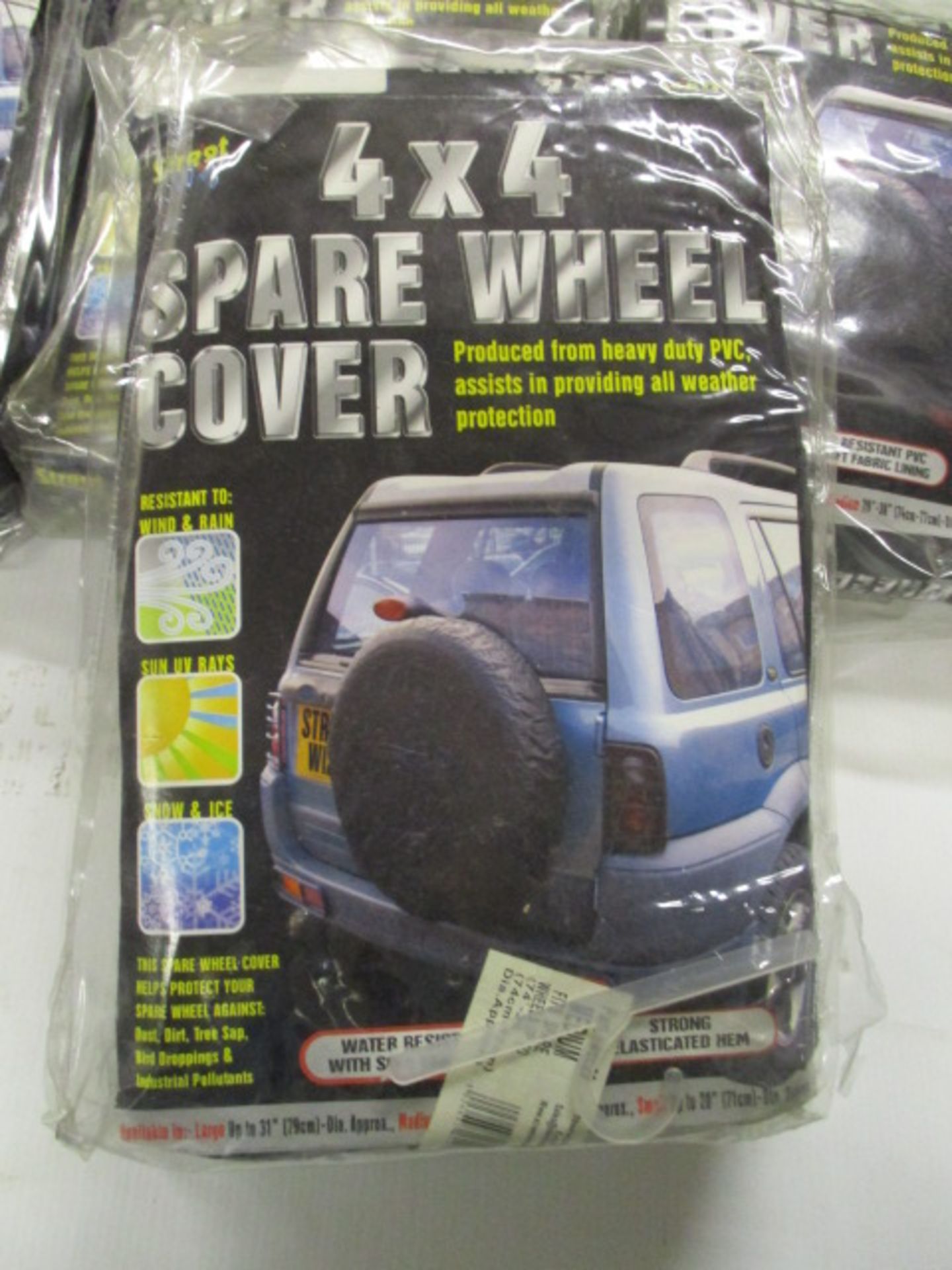 4pcs assorted sizes streetwize spare wheel cover - new rrp £19.99 each - Image 2 of 2