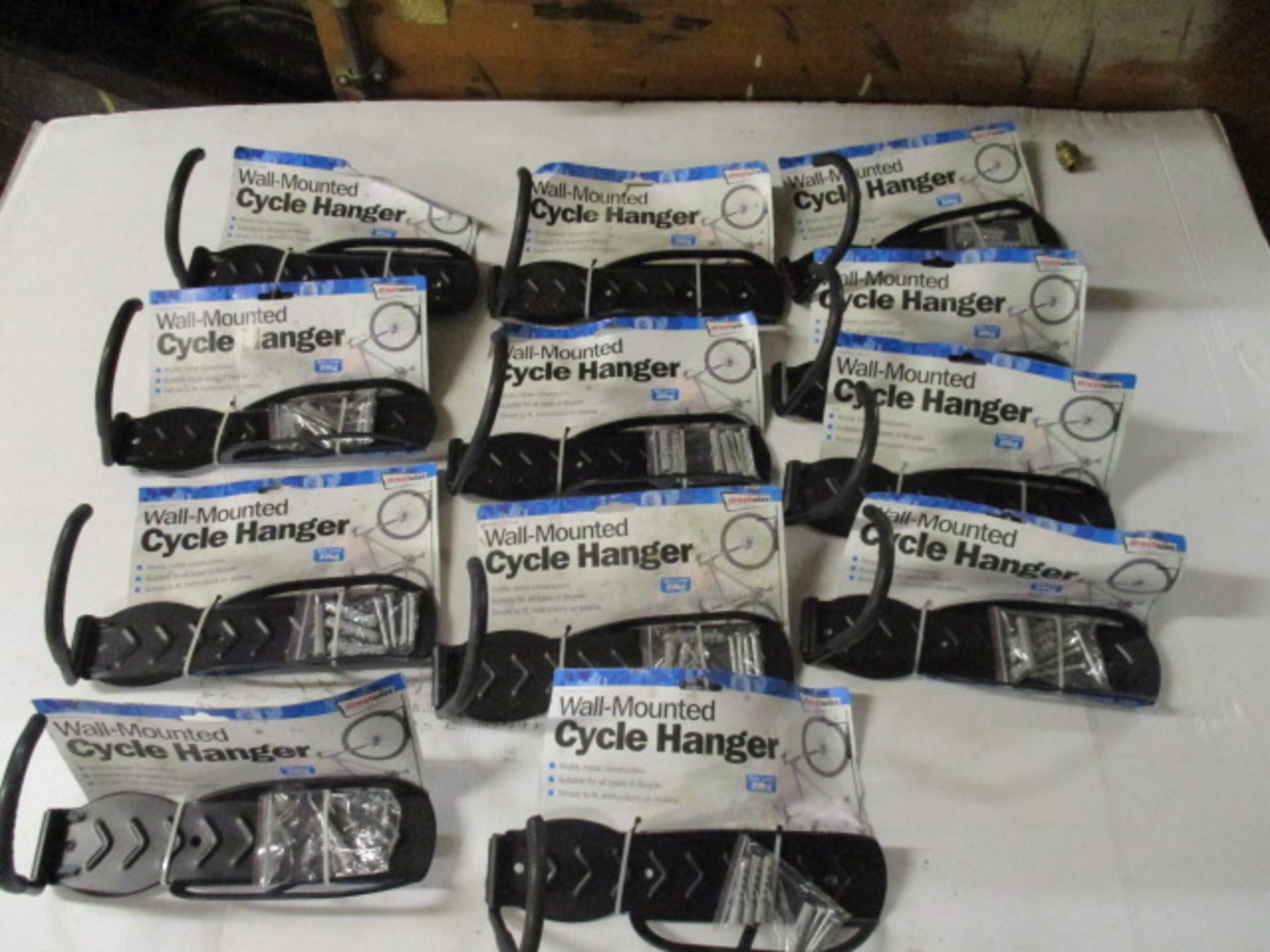 12pcs brand new wall mounted bike holders new rrp £6