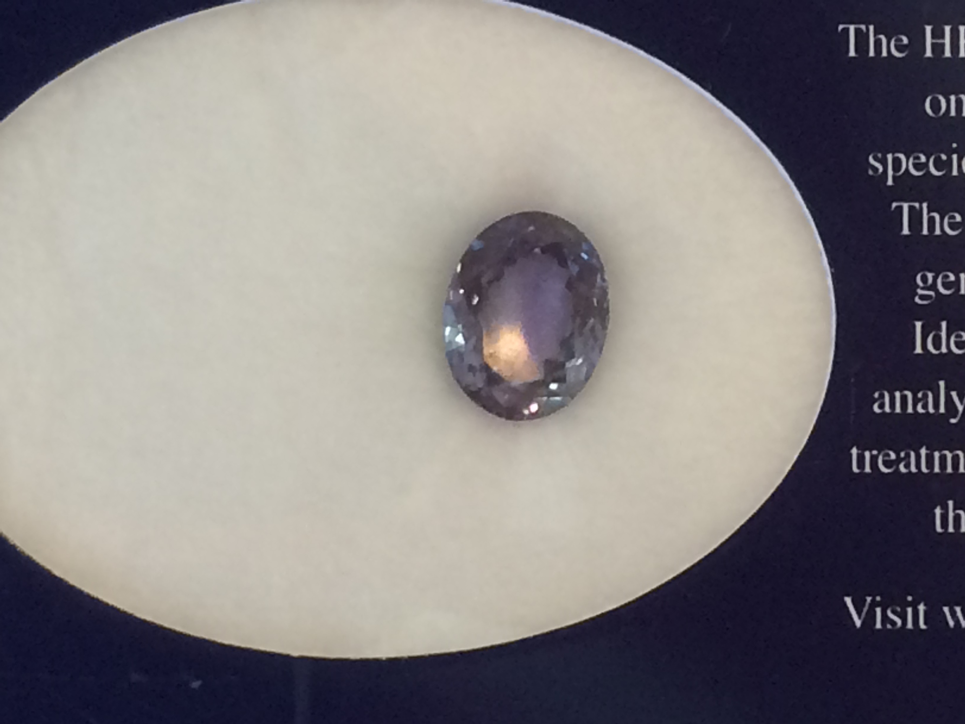 2.40ct Natural Tanzanite (9.41mmx7.37mm4.36mm)Colour: Bluish Violet, Shape: Oval Facetted Cut, No of - Image 3 of 3