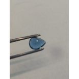 2.50ct Flourite Pear Cut Colour: Light Blue, Shape: Pear, No of stones 1, Contains some inclusions