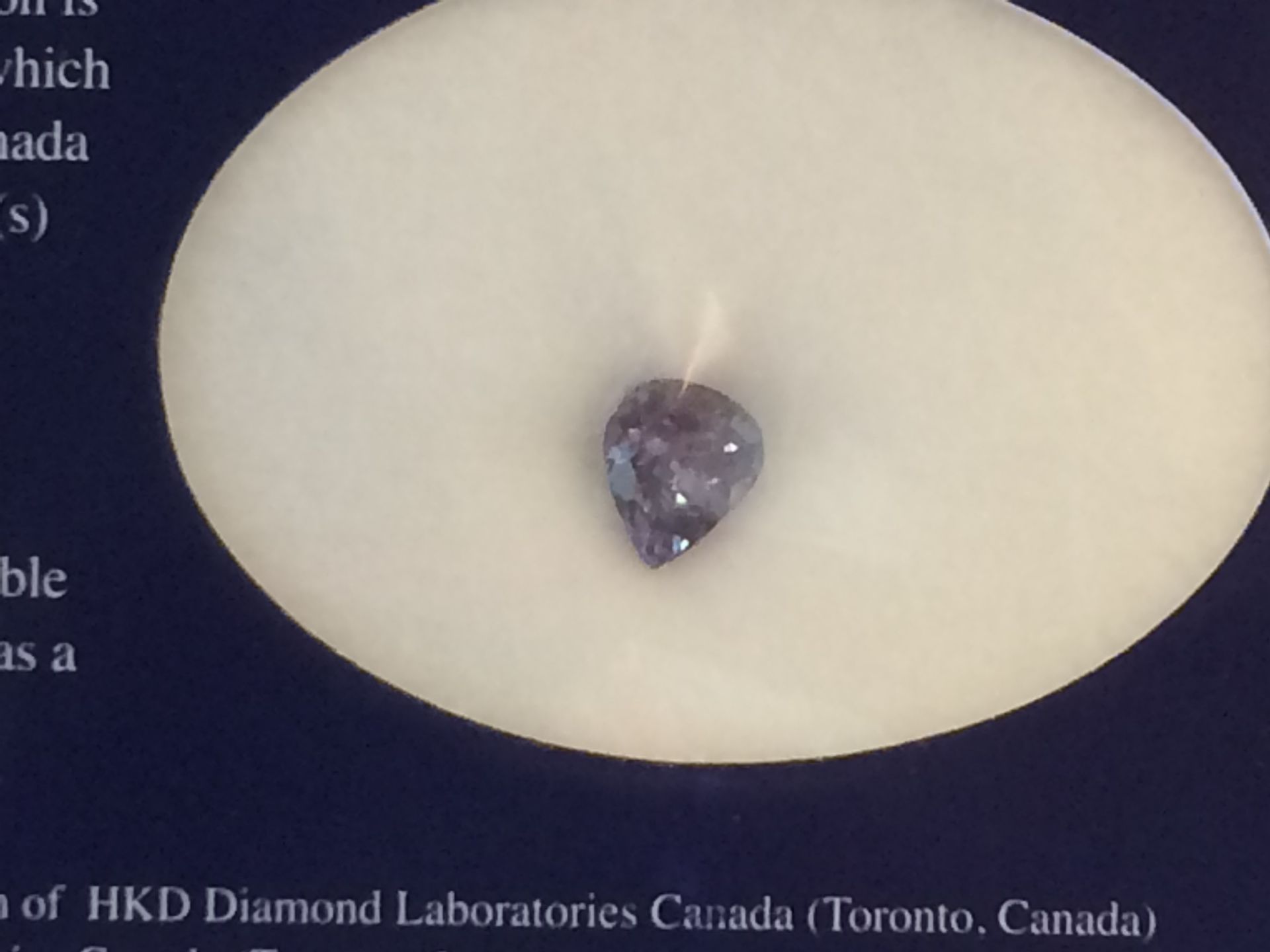 1.20ct Natural Tanzanite (6.95mmx5.87mmx4.52mm)Colour: Bluish Violet, Shape: Oval Facetted Cut, No - Image 3 of 3