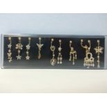 5 Micron Gold Plated Silver Belly Buttons with Charming Gemstones (10pcs Joblot) 5 Micron Gold