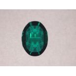 8.28ct Austrian Synthetic Emerald Oval Cut (16x12mm)8.28ct Austrian Synthetic Emerald Oval Cut (