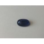 8.04ct Natural Blue Sapphire Oval Cut (13.66 x 9.81 x 6.32mm)8.04ct Natural Blue Sapphire Oval