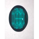 10.65ct Austrian Synthetic Emerald Oval Cut (18x13mm)10.65ct Austrian Synthetic Emerald Oval Cut (