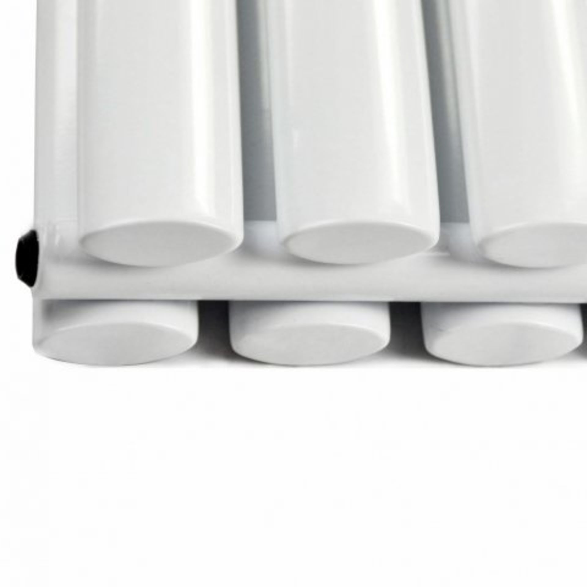 (SKU362) 1600x360mm Gloss White Double Oval Tube Vertical Radiator - Ember Premium. RRP £247.99. Our - Image 2 of 4