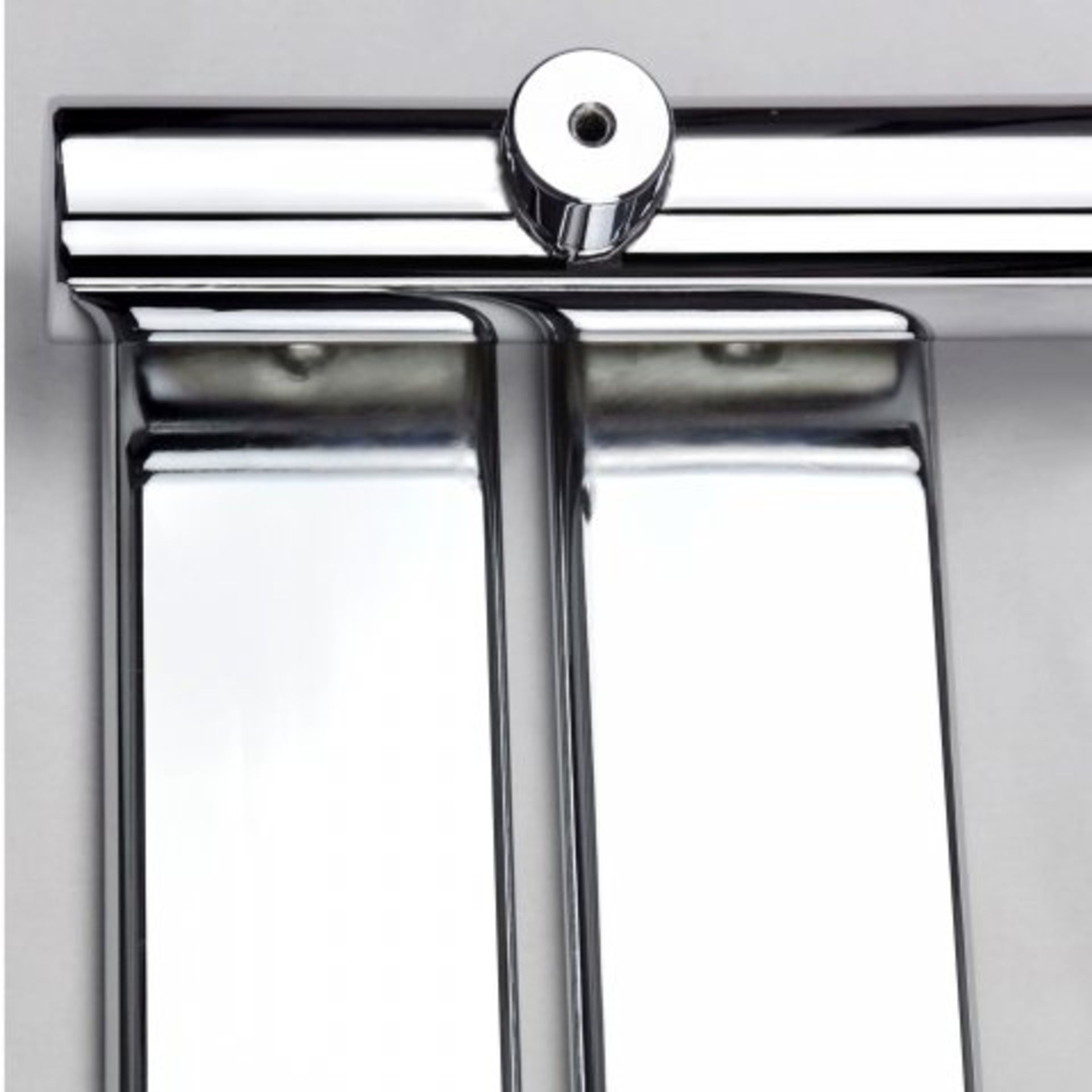 (SKU378) 1600x450mm Chrome Flat Panel Ladder Towel Radiator - Francis Range. RRP £436.99. - Image 5 of 5