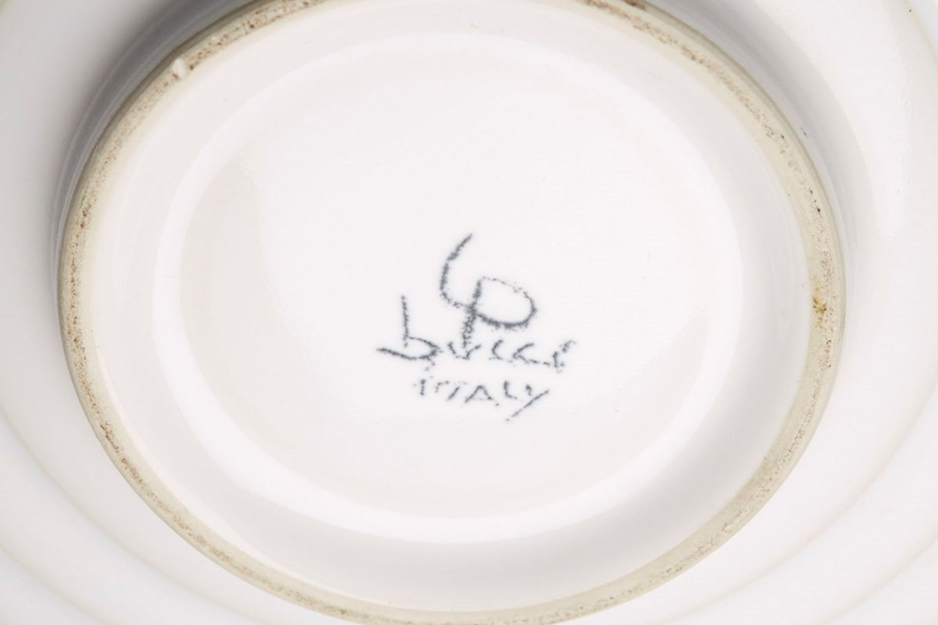 PAIR FRANCO BUCCI CERAMIC PASTA BOWLS 20TH C. - Image 9 of 9