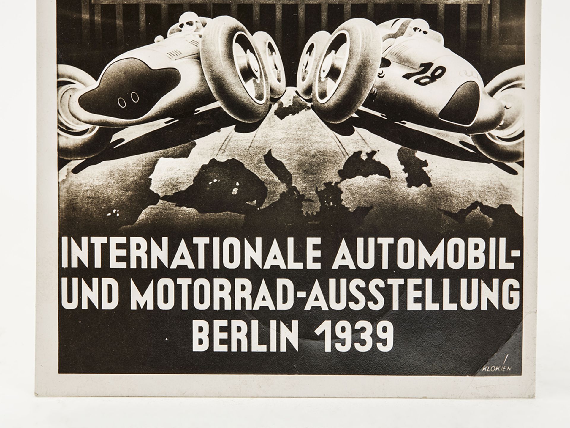 INT. AUTOMOBILUND MOTORRAD-AUSSTELLUNG BERLIN POSTCARD 1939 - Image 4 of 8