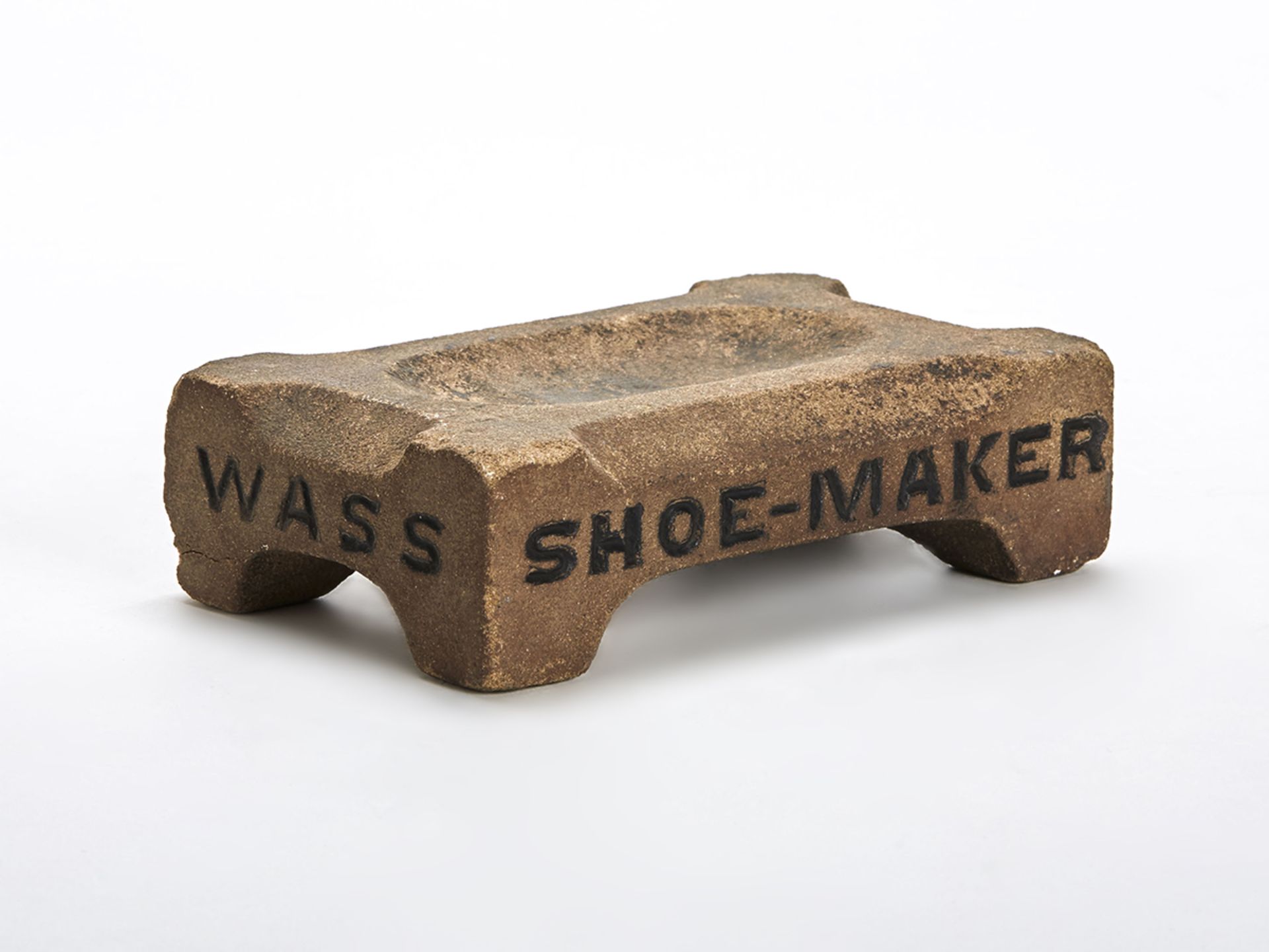 VERY UNUSUAL ANTIQUE ADVERTISING MATCH STRIKER BRICK 1878