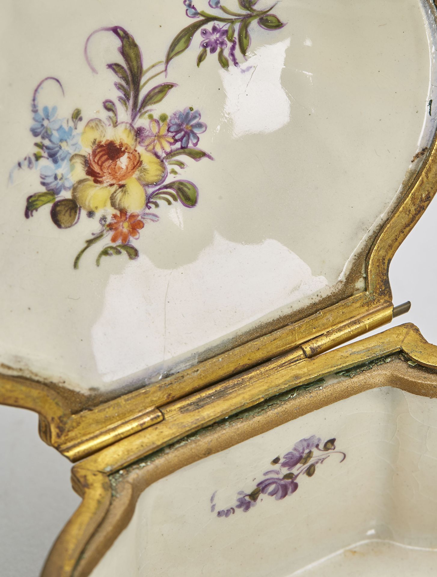 Antique French Sevres Painted Dressing Table Box 18/19Th C. - Image 8 of 9