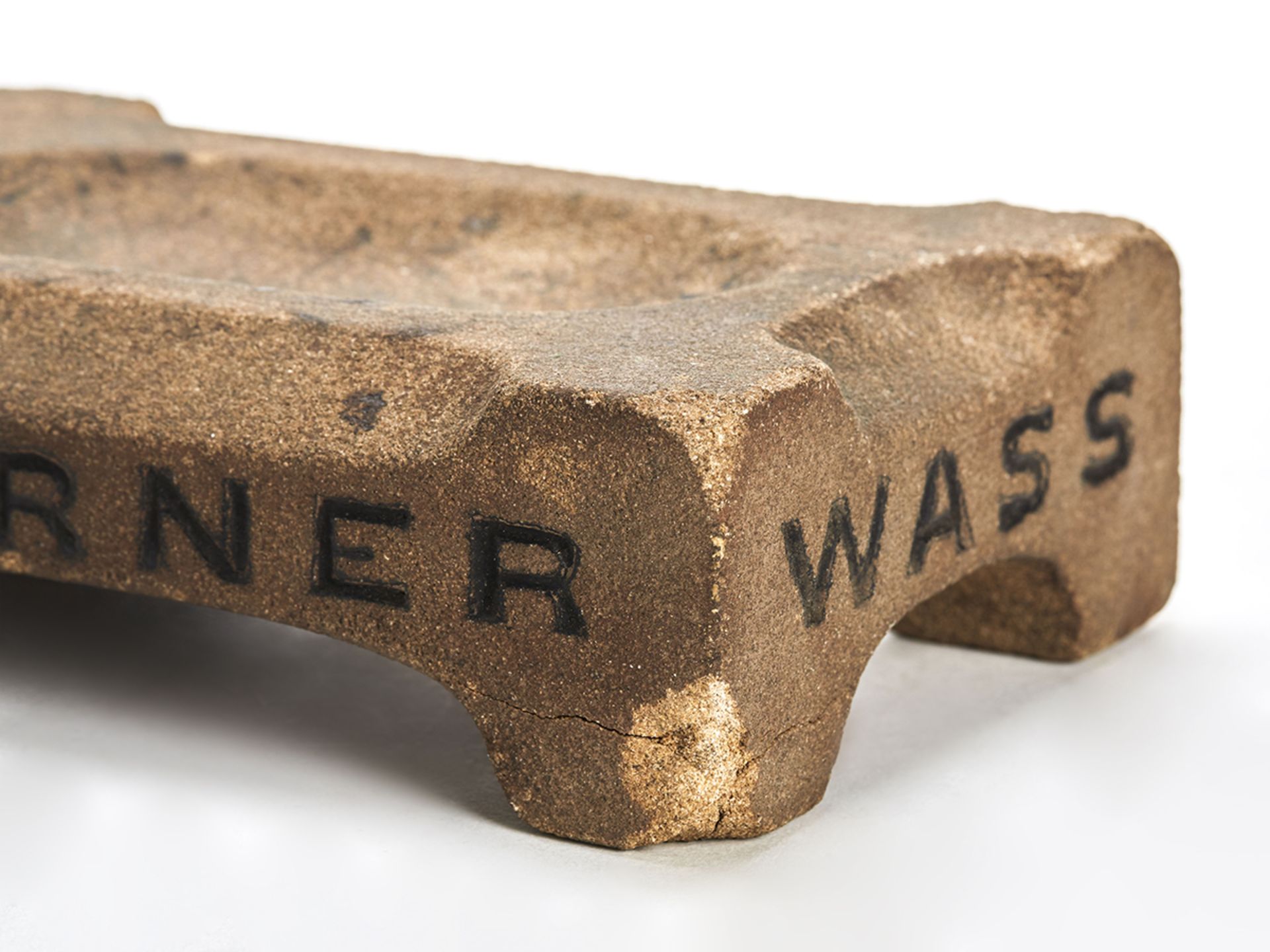 VERY UNUSUAL ANTIQUE ADVERTISING MATCH STRIKER BRICK 1878 - Image 9 of 10