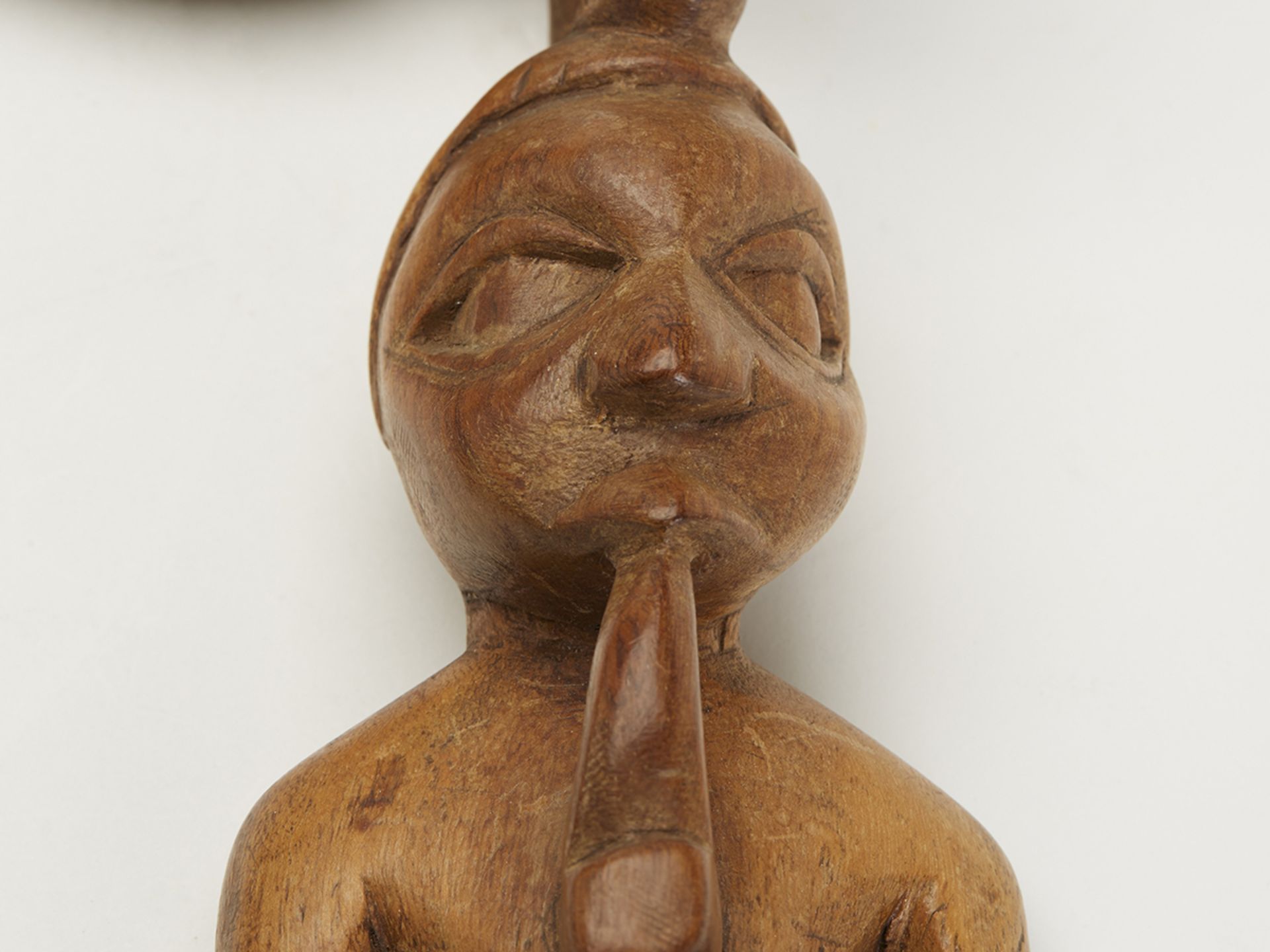 VINTAGE AFRICAN CHAINED WOODEN FIGURES 20TH C. - Image 13 of 13