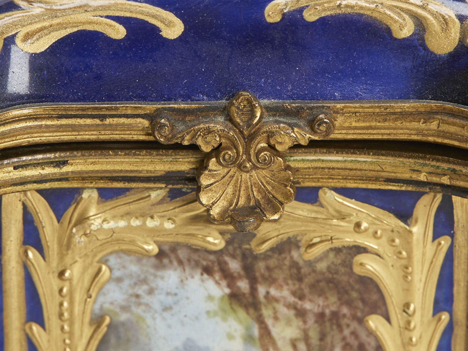 Antique French Sevres Painted Dressing Table Box 18/19Th C. - Image 7 of 9