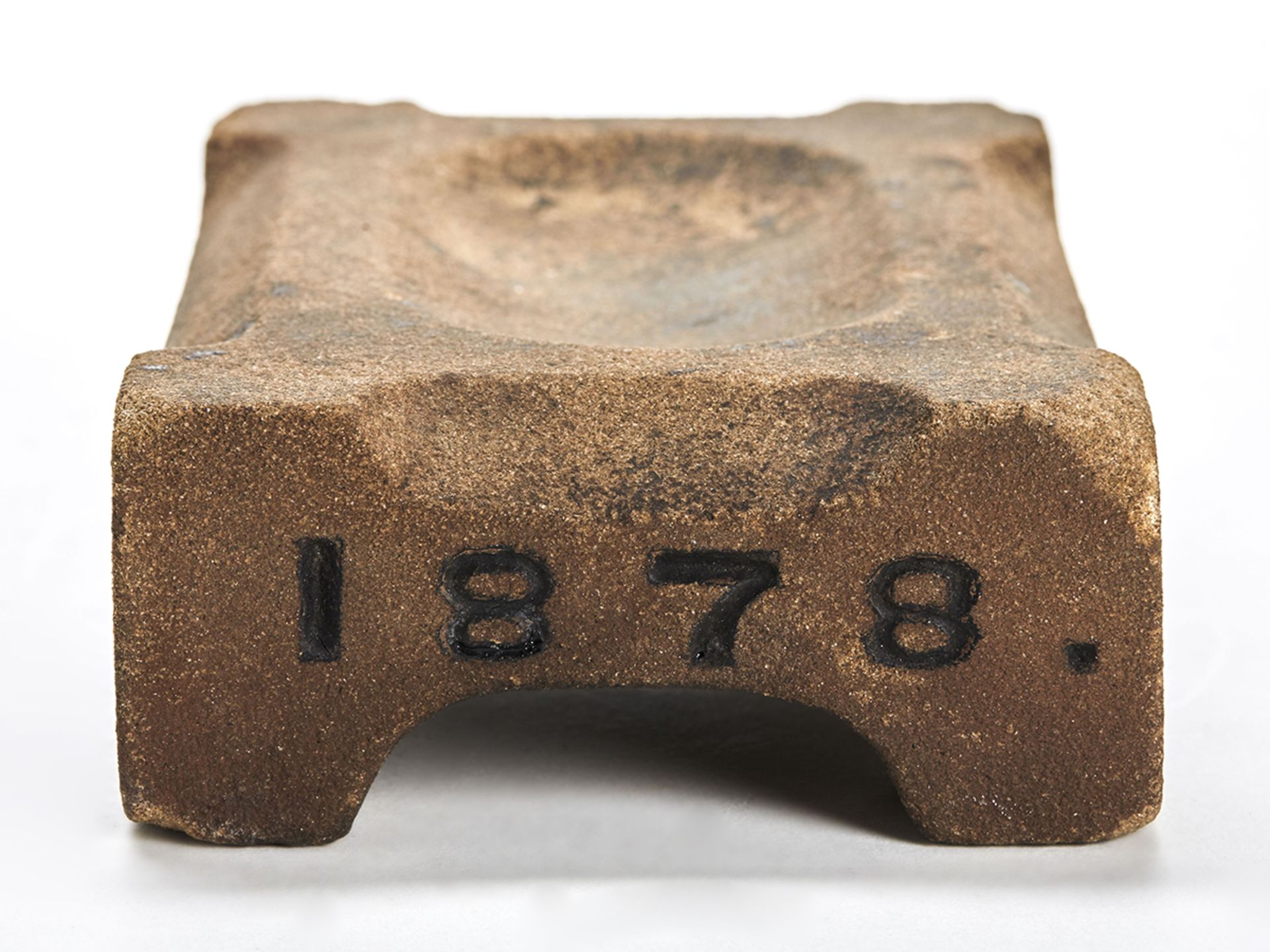 VERY UNUSUAL ANTIQUE ADVERTISING MATCH STRIKER BRICK 1878 - Image 4 of 10