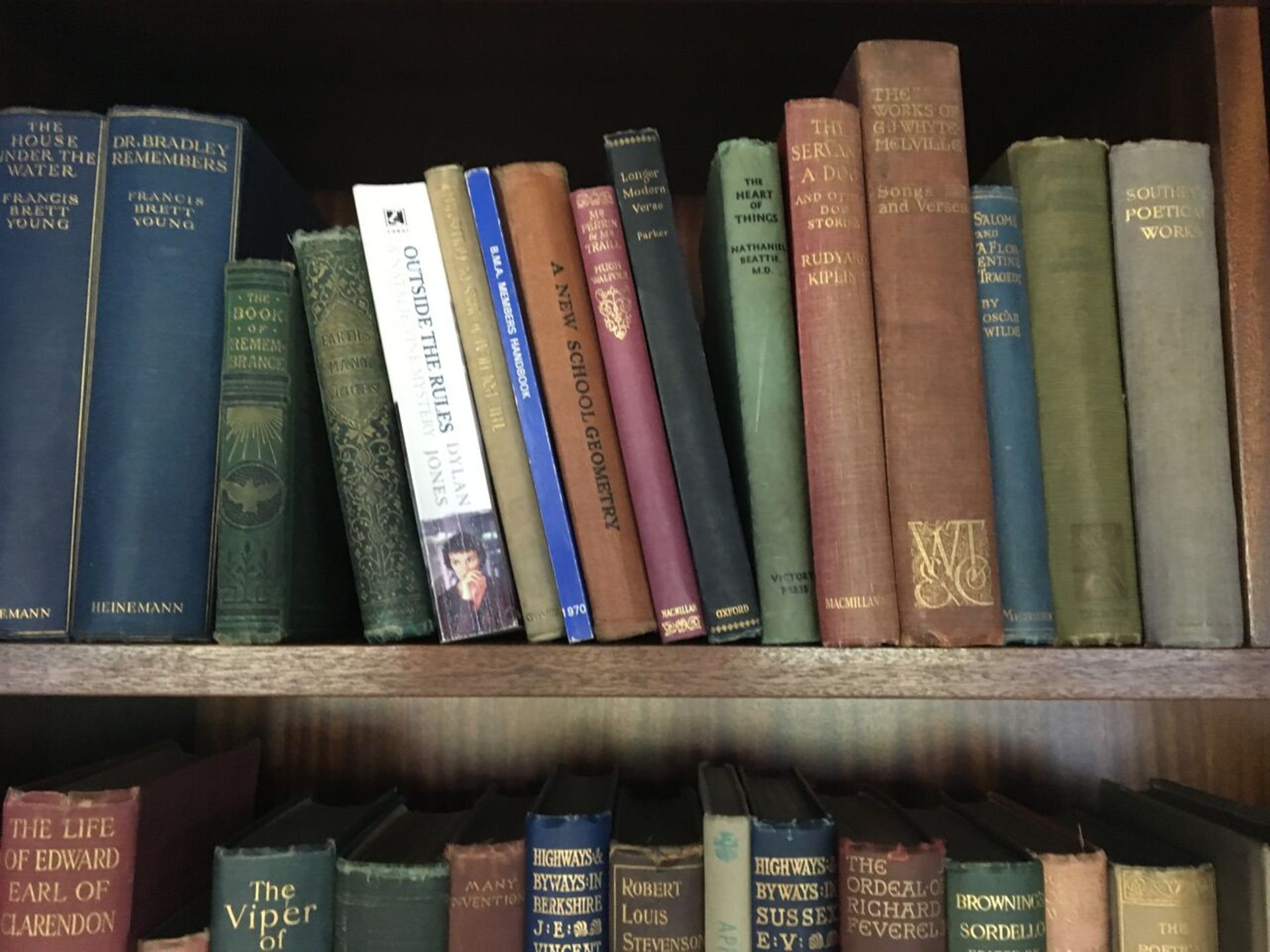 THREE SHELVES OF ANTIQUE BOOKS DUE TO SHOP CLOSURE, CIRCA 100 BOOKS WITH AN RRP IN EXCESS OF £2, - Image 3 of 9