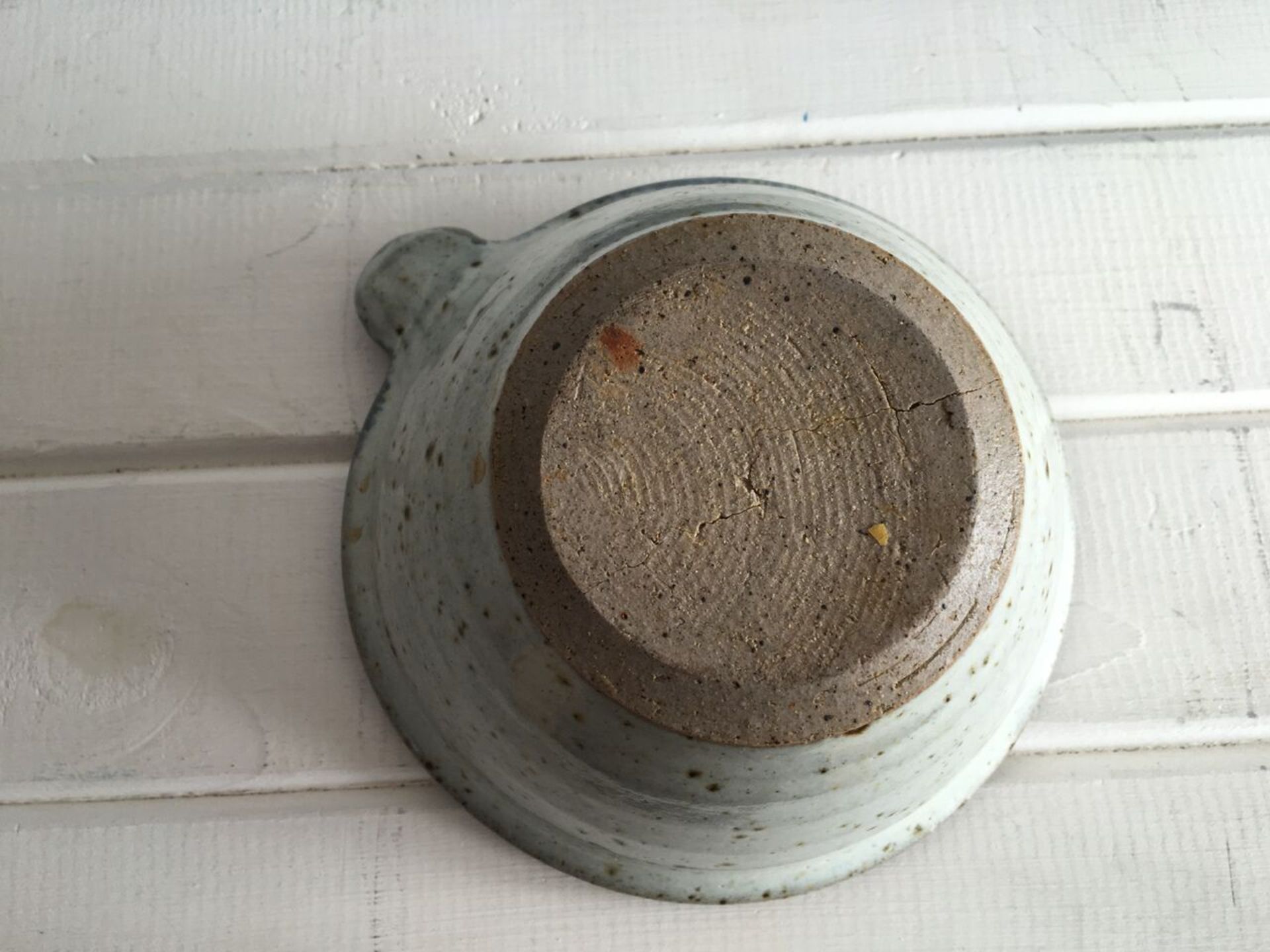 GROUP OF THREE UNSIGNED STUDIO ART POTTERY BOWLS. ALL WITH NO OBVIOUS DAMAGE. FREE UK DELIVERY. NO - Bild 7 aus 7