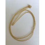 HALLMARKED 9CT YELLOW GOLD MICRO ROUND BELCHER CHAIN NECKLACE. 18" FREE UK DELIVERY. NO VAT.