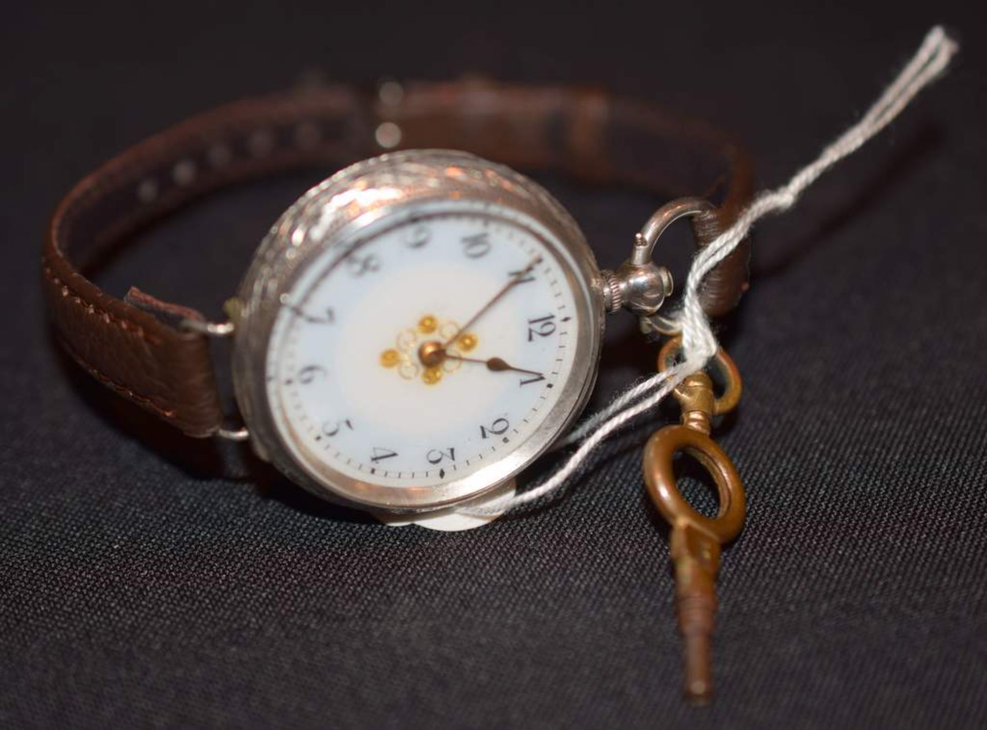 Silver Cased 'Transitional Watch' c1910 - Image 2 of 3