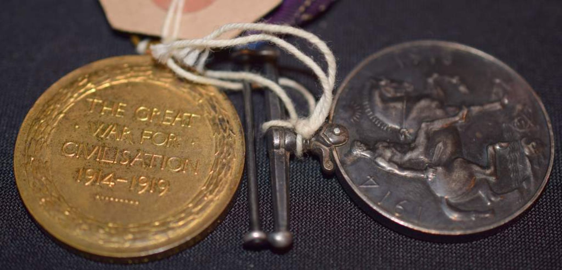 Pair Of WW1 Medals, One With Ribbon - Image 3 of 3