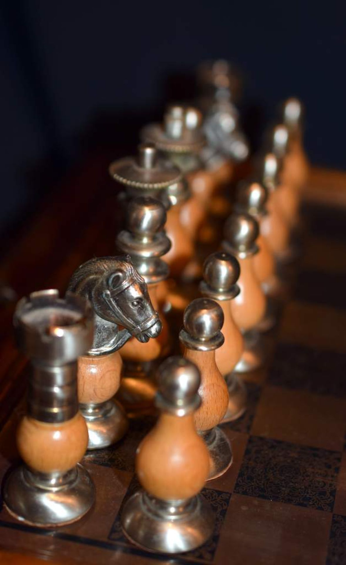 Stunning Italian Chess Set And Board - Image 3 of 4