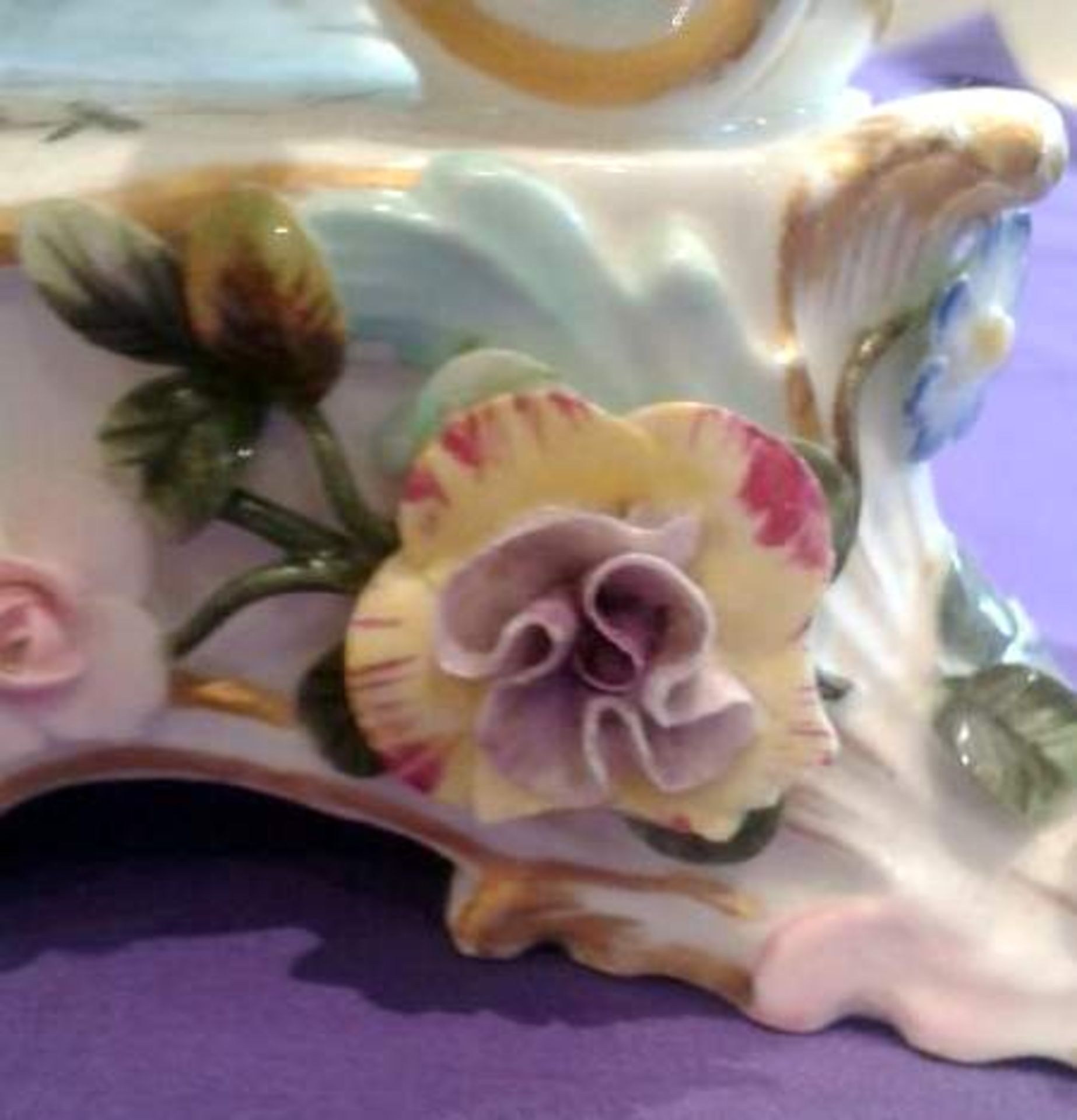 Meissen Porcelain Clock Of Marcolini Period - Image 4 of 9