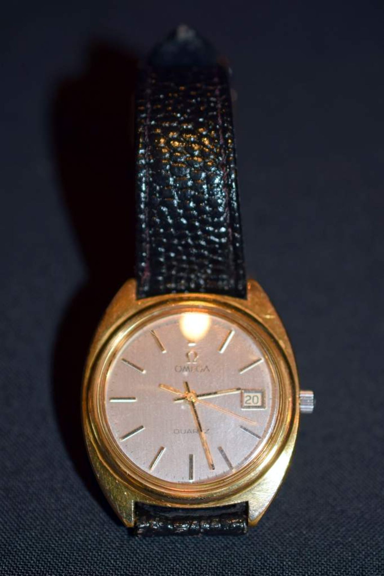 Gentleman's Omega Quartz Wristwatch Gold-Plated - Image 4 of 4