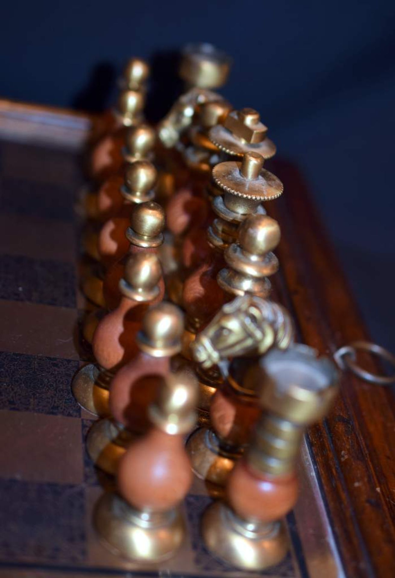 Stunning Italian Chess Set And Board - Image 2 of 4