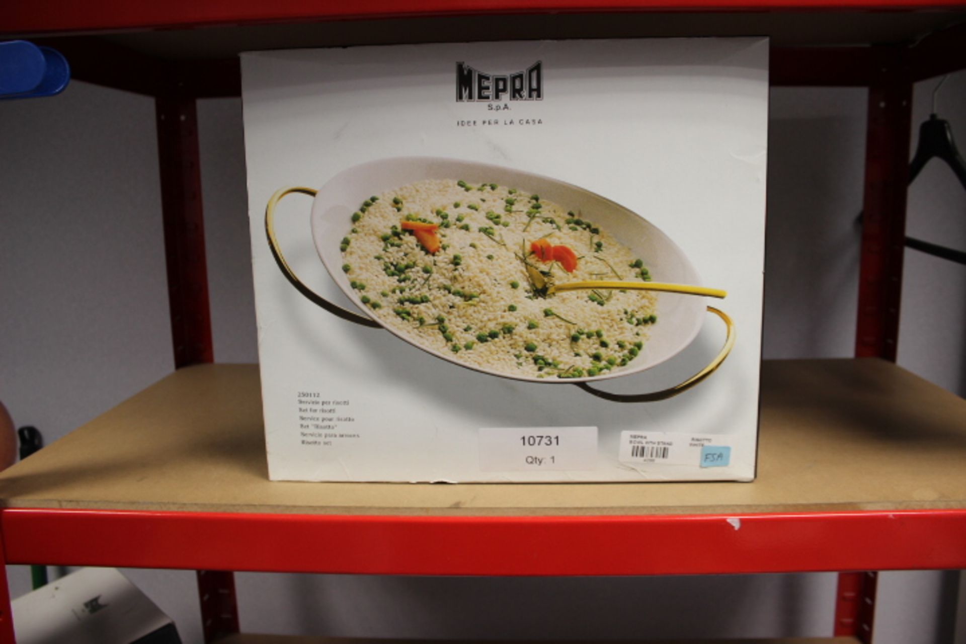 Mepra 250112 Due Risotto Bowl with Stand