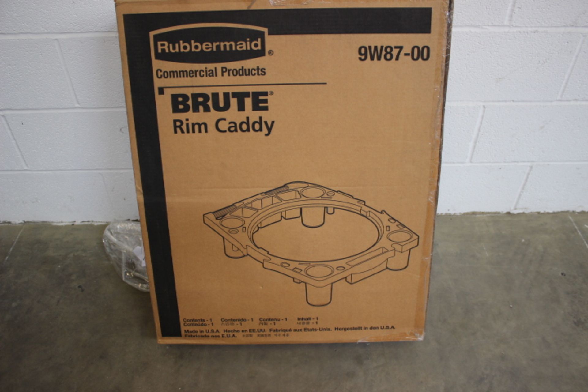 1 x Rubbermaid Rim Caddy 9W87-00 Yellow