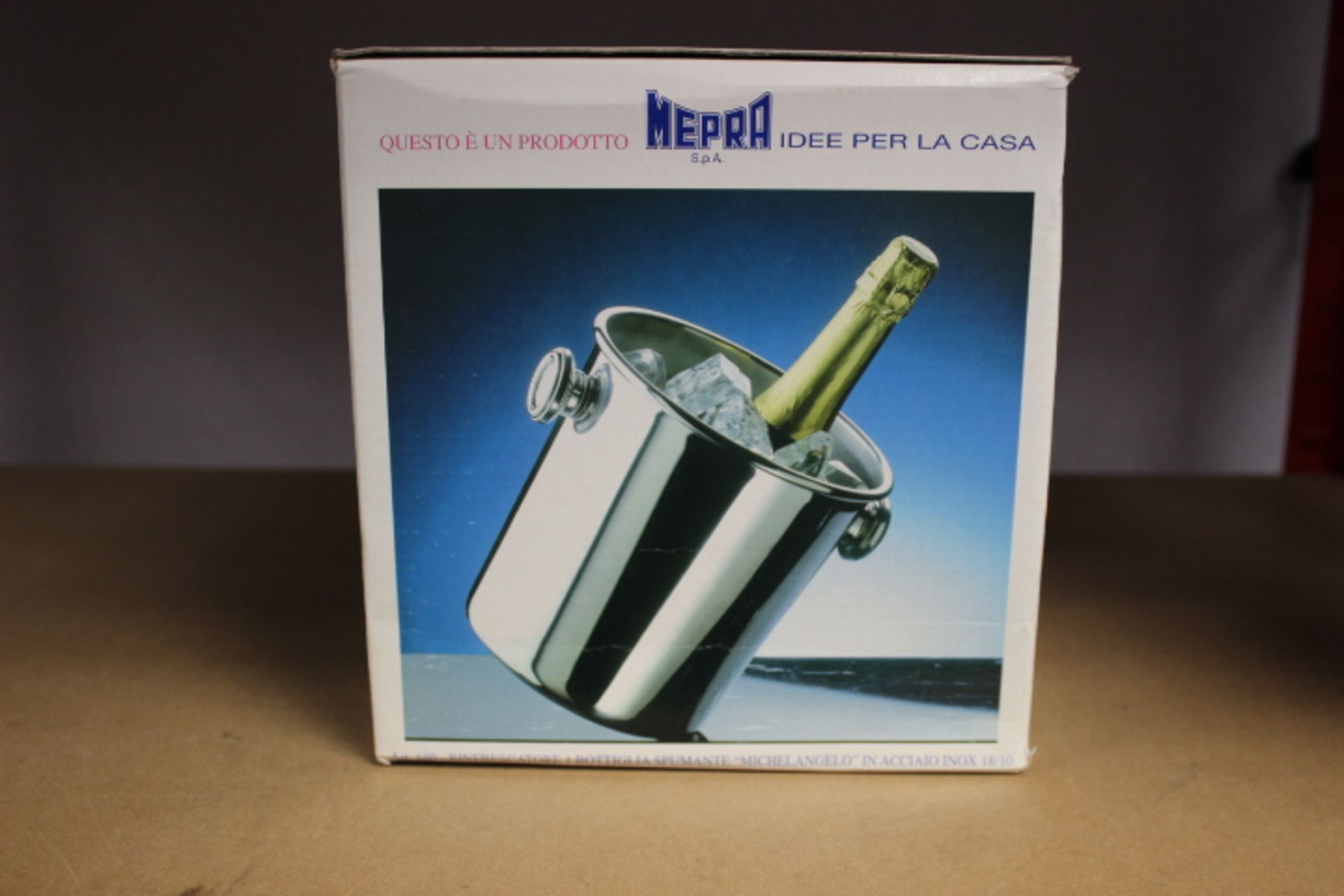 Mepra Michelangelo Sparkling Wine Cooler, Silver