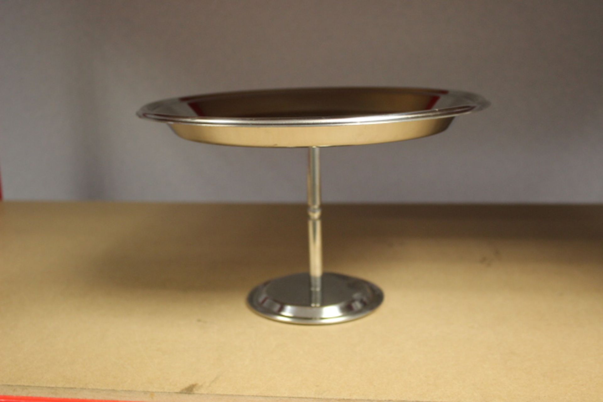 Mepra 24 cm Petit-Fours Stand with Base, Silver - Image 2 of 3