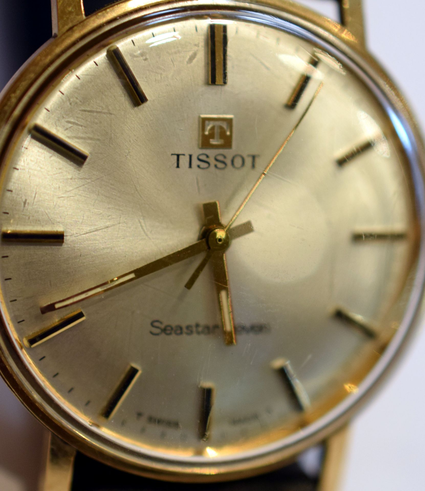 Vintage Tissot 9ct Gold Seastar Gentleman's Wristwatch - Image 3 of 4