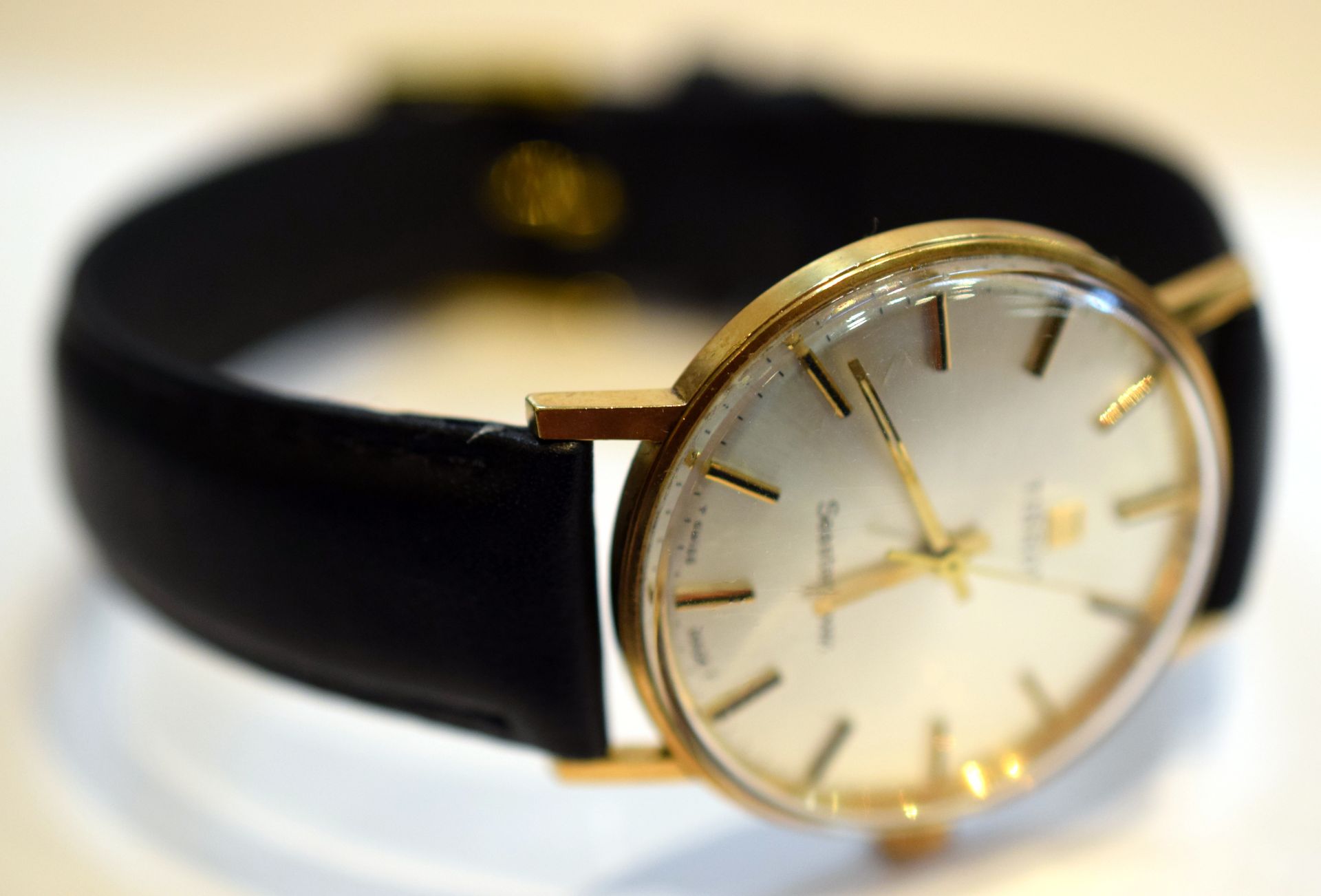 Vintage Tissot 9ct Gold Seastar Gentleman's Wristwatch