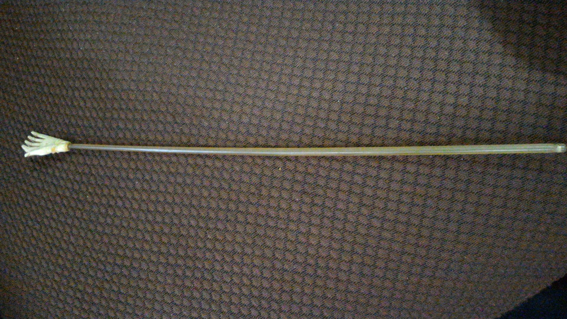 Antique Rare Eastern/Chinese horn and bone back scratcher