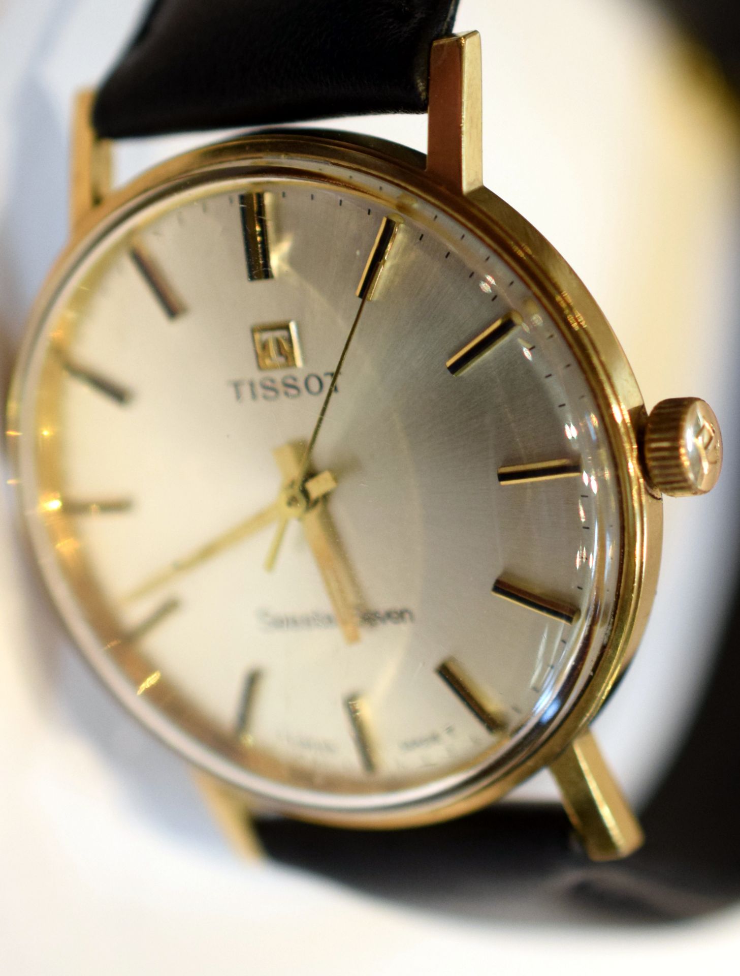 Vintage Tissot 9ct Gold Seastar Gentleman's Wristwatch - Image 2 of 4