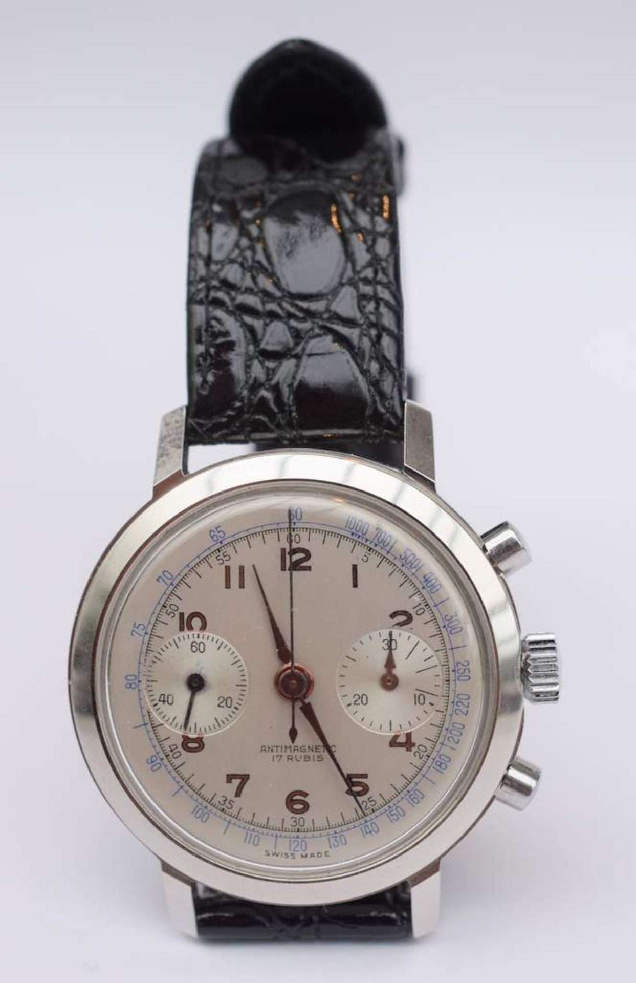 Vintage Swiss Gentleman's Chronograph With Landeron Movement - Image 2 of 5