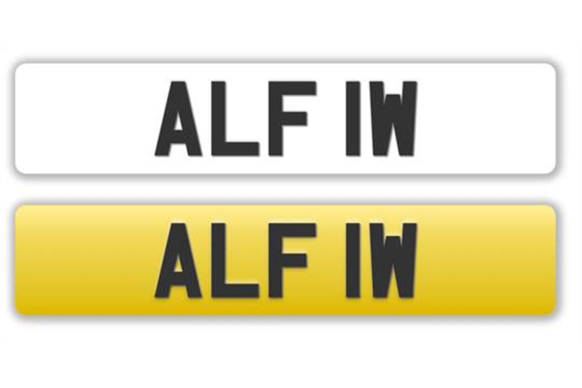 Cherished Vehicle Registration Plate... ALF IW (ALFI W)