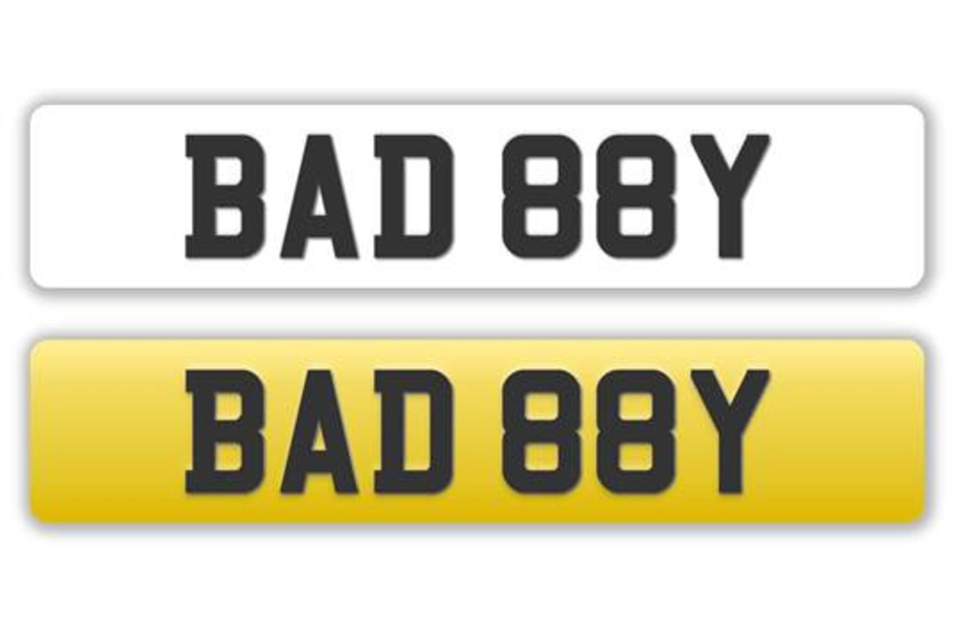 Cherished Vehicle Registration Plate... BAD 88Y (BAD BOY)