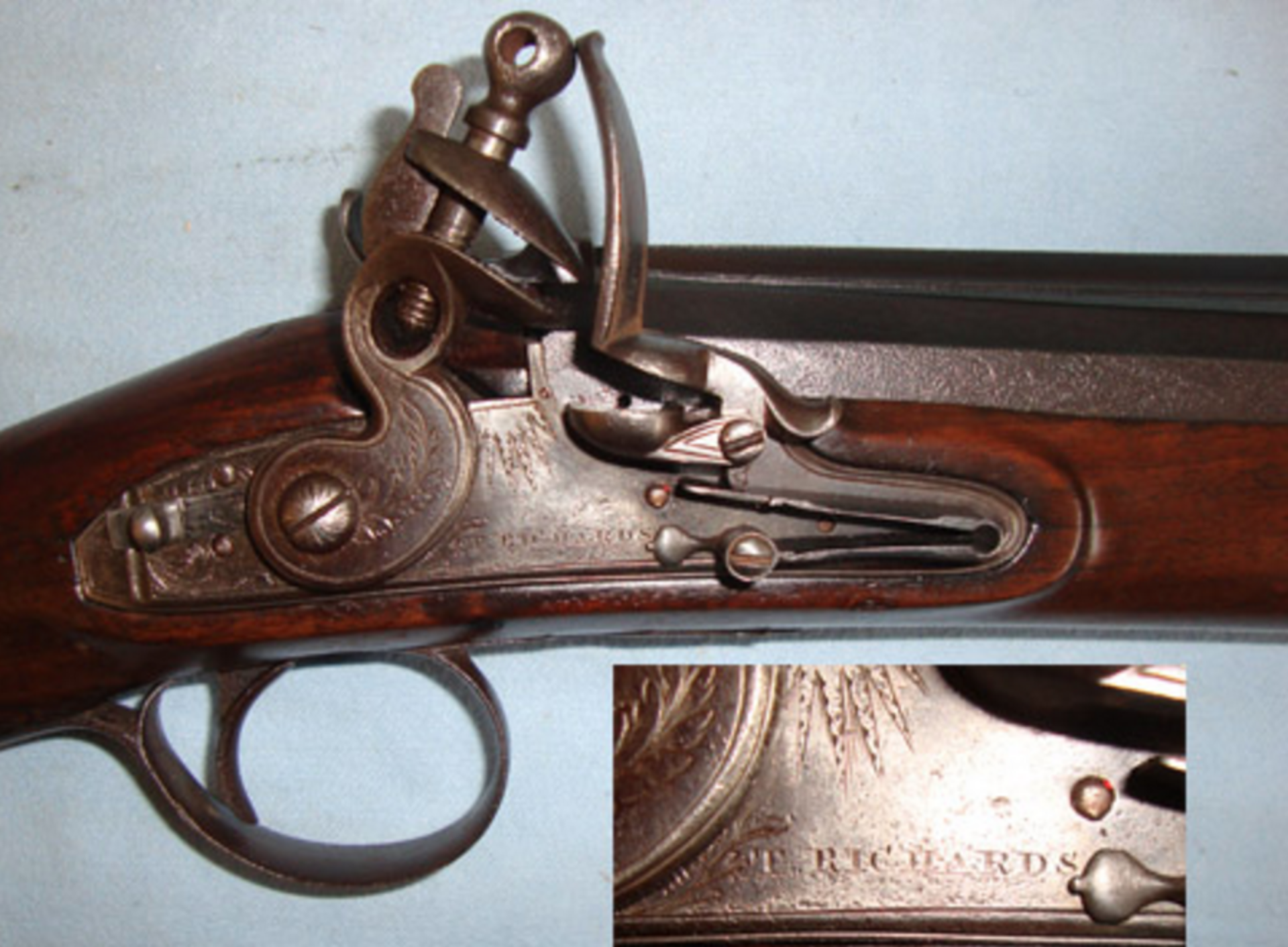 English, 1799-1833, Flintlock Blunderbuss By Theophilus Richards, London - Image 2 of 3