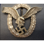 Original Boxed WW2 Luftwaffe Pilots Badge.