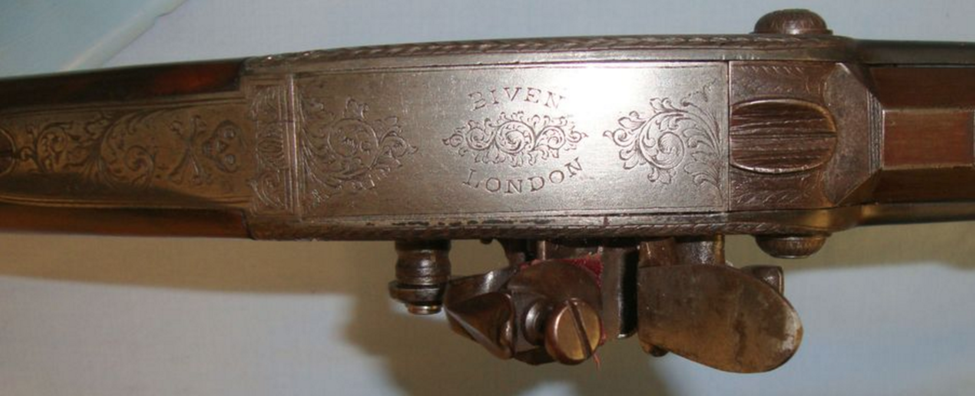 VERY RARE, QUALITY, C1822 .650 Calibre Break Action Flintlock Sporting Rifle By Biven London - Image 2 of 3